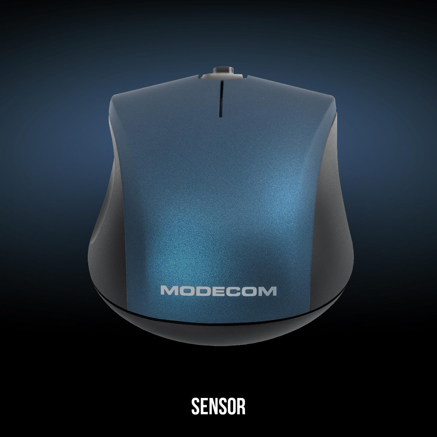 Modecom MC-M10S Kabelmaus Blau Leise 1000 DPI USB