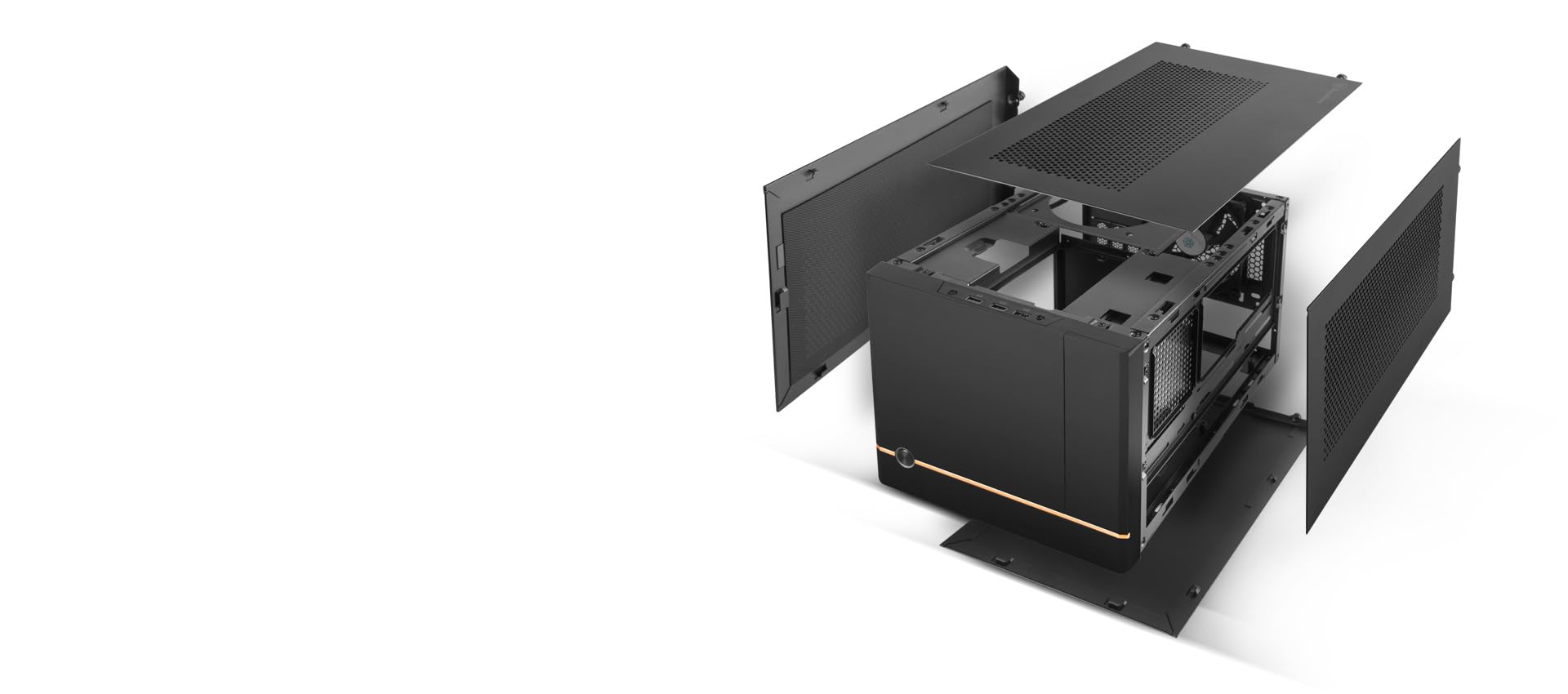 SilverStone SUGO 14 Mini-ITX Cube Gehäuse Schwarz ATX