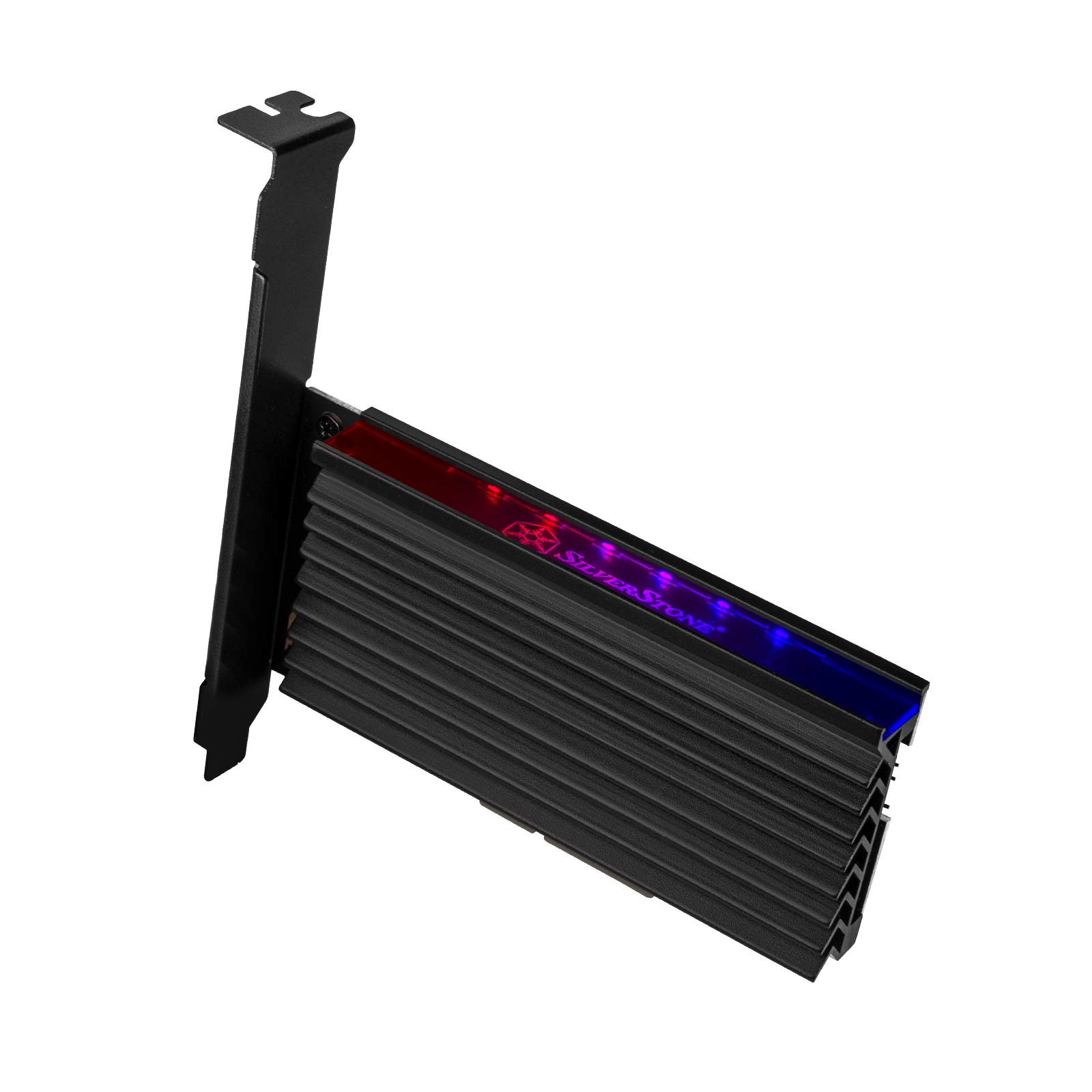 SilverStone ECM24-ARGB M.2 Adapterkarte PCIe x4 mit Kühlkörper
