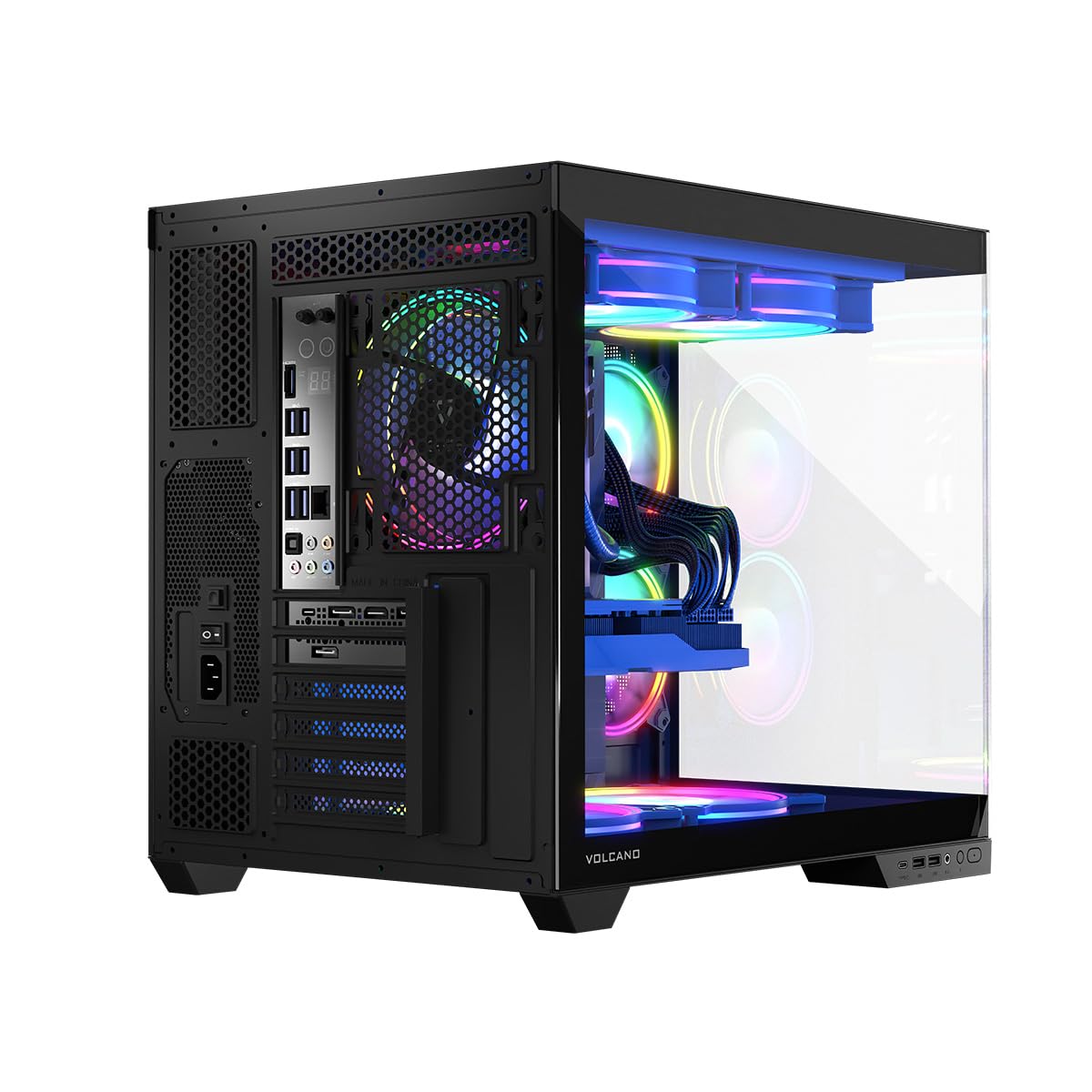Modecom Volcano Panorama 5F PC-Gehäuse Grau ARGB Controller