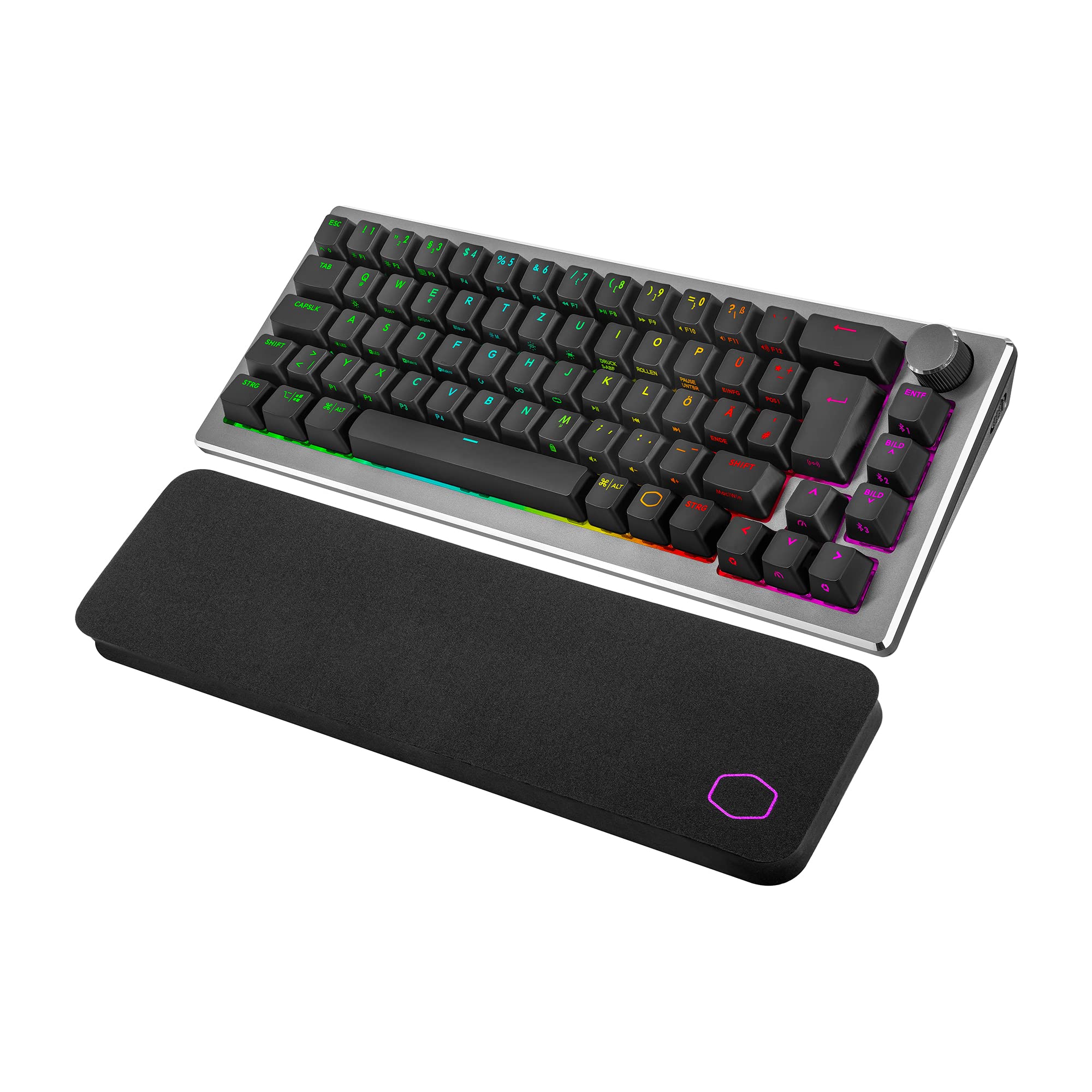 Cooler Master CK721 Gaming Tastatur 65% Braun DE Space Grau
