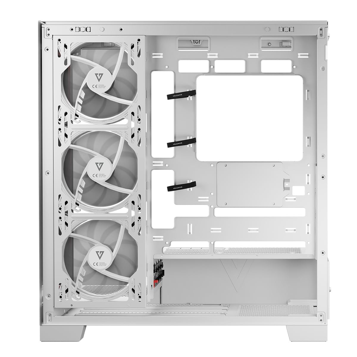 Modecom Volcano Space APEX ARGB PC-Gehäuse Weiß Glas