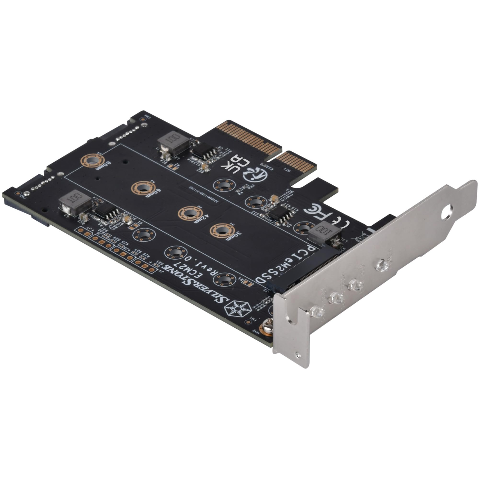 SilverStone Case Storage ECM27 M.2 Adapterkarte PCIe Gen4