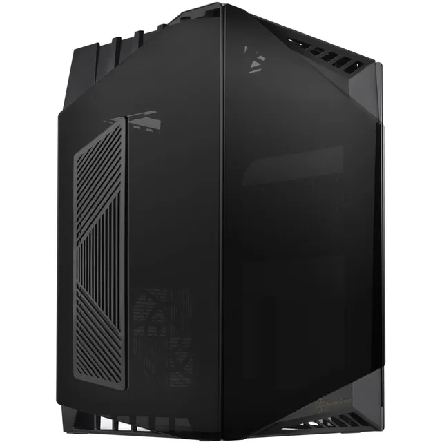 SilverStone LD03B-AF Lucid Mini-ITX Gehäuse Glas Schwarz