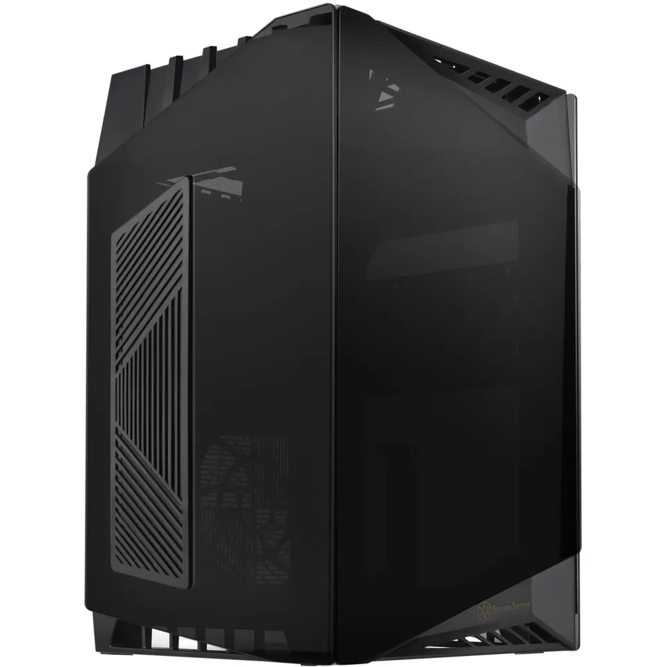 SilverStone LD03B-AF Lucid Mini-ITX Gehäuse Glas Schwarz