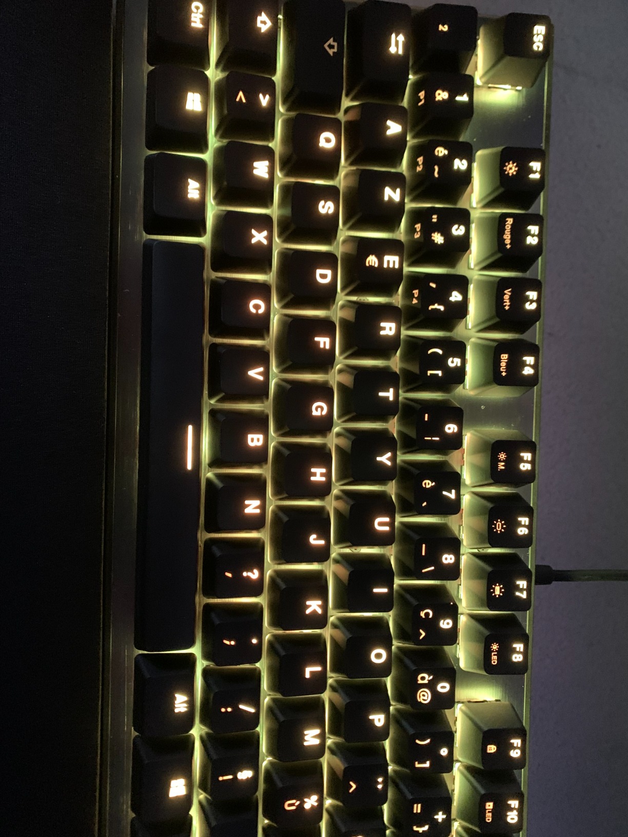 Cooler Master CK530 V2 CK-530-GKTR1-FR Gaming-Tastatur rot