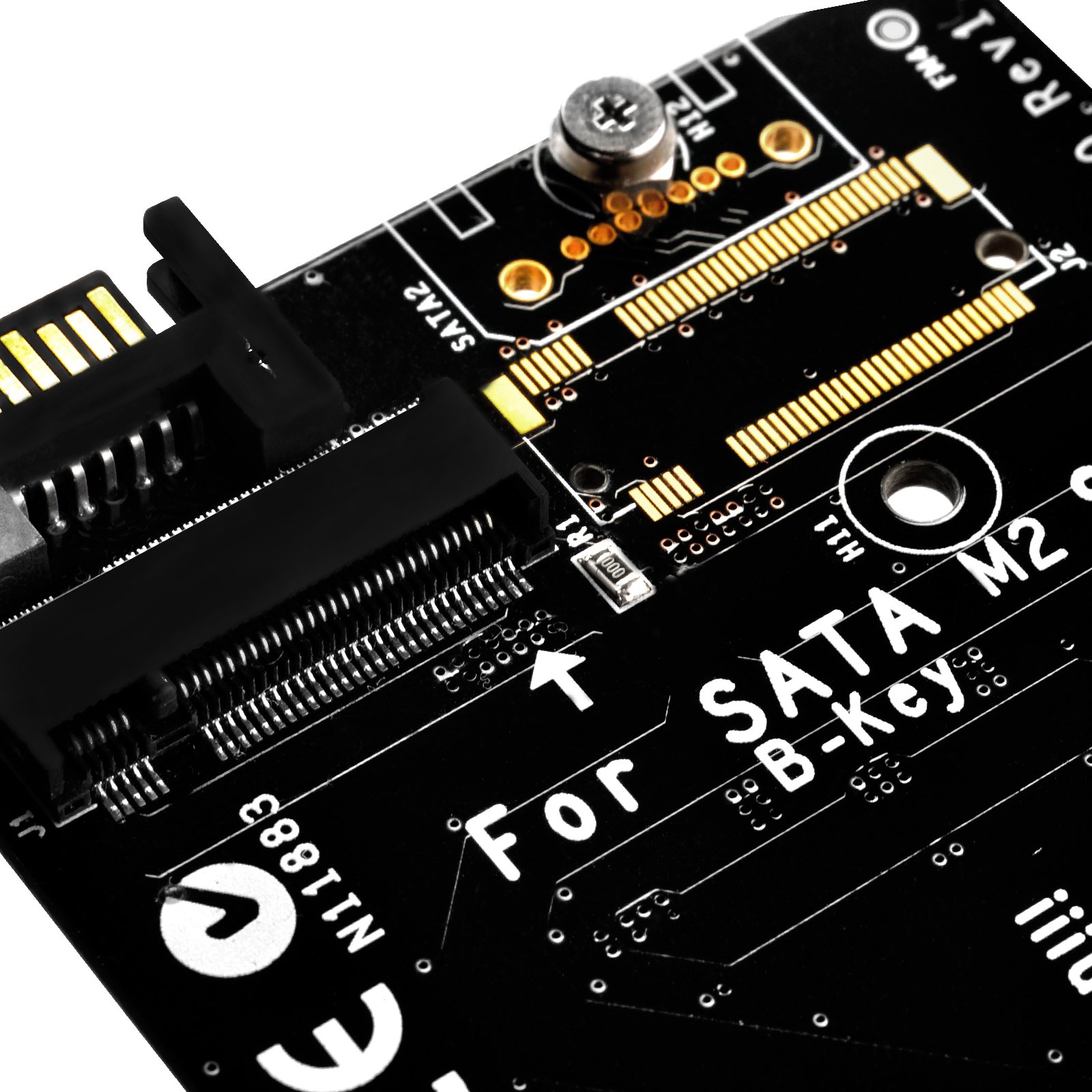 SilverStone ECM20 M.2 SSD Erweiterungskarte PCIe SATA