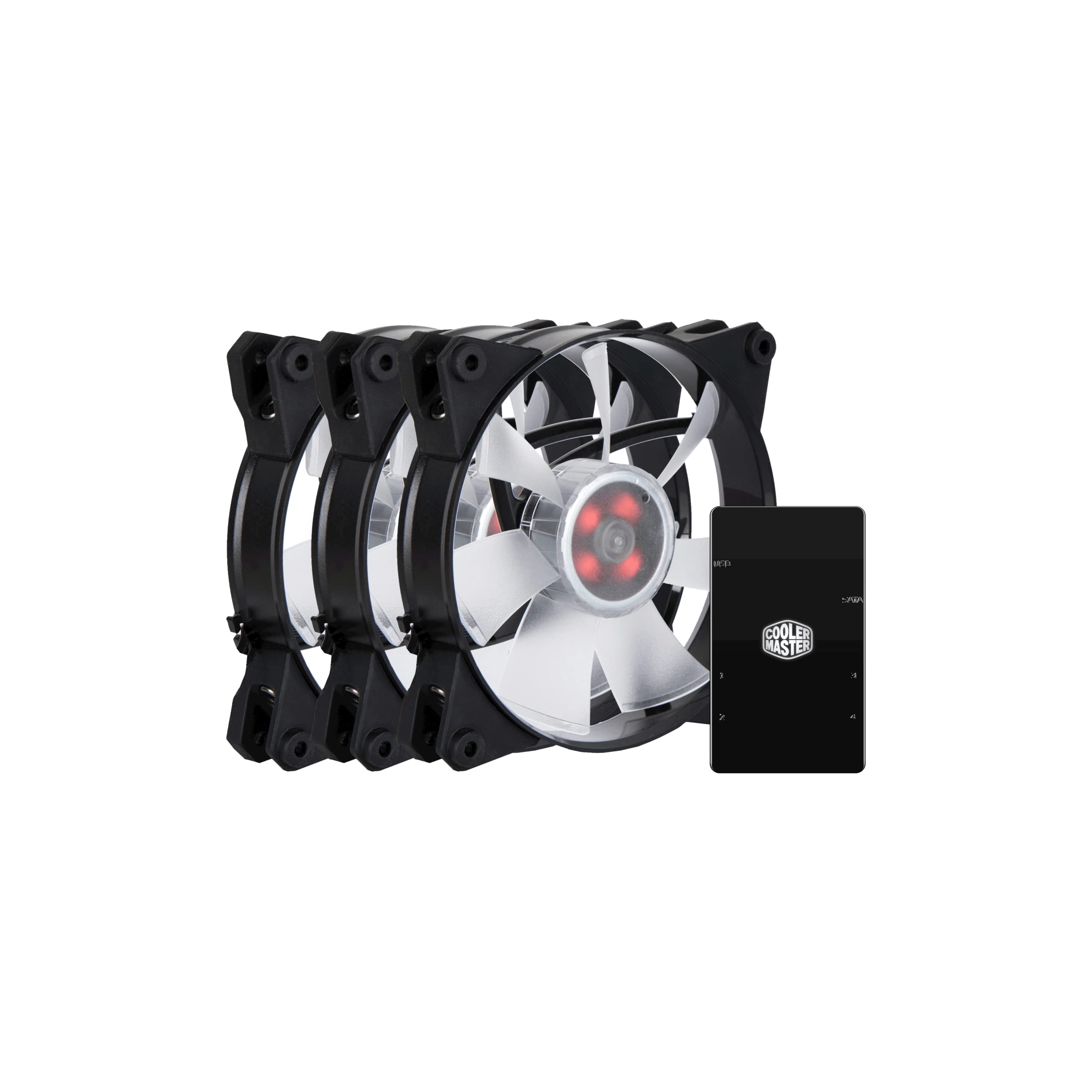 Cooler Master MasterFan Pro Air Flow Lüfter 120mm RGB 3er-Pack