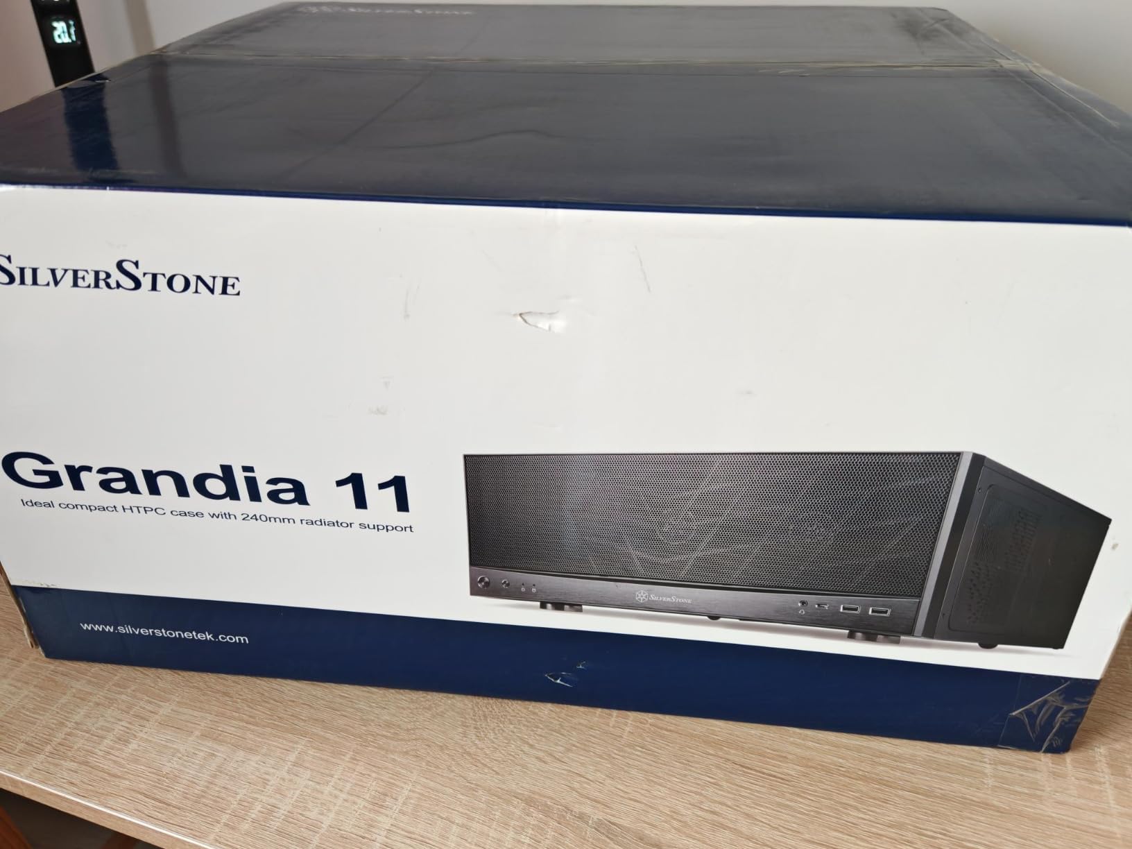 SilverStone Grandia GD11 HTPC-Gehäuse Dual-Kammer schwarz