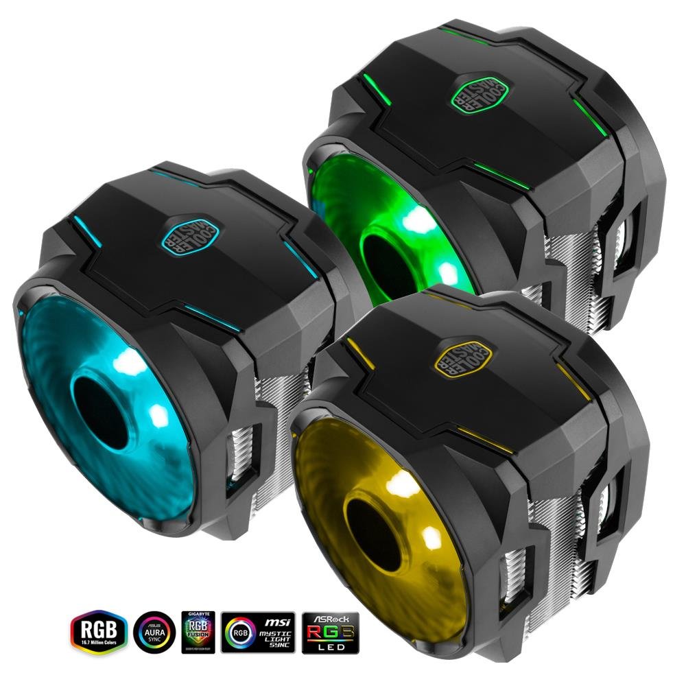 Cooler Master MasterAir MA610P RGB CPU-Kühler 6 Heatpipes