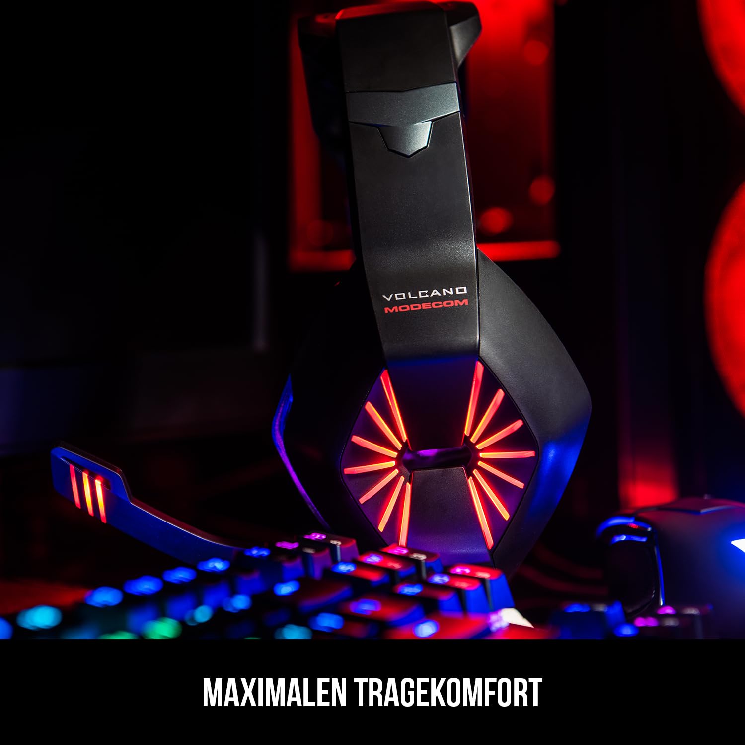 Modecom Volcano MC-839 Headset USB 40-mm 280 g