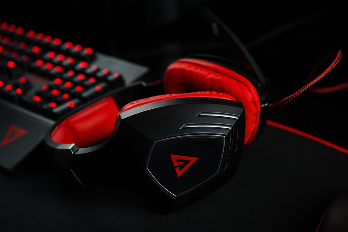 Modecom Volcano MC-831 Rage Headset USB rot 50 mm