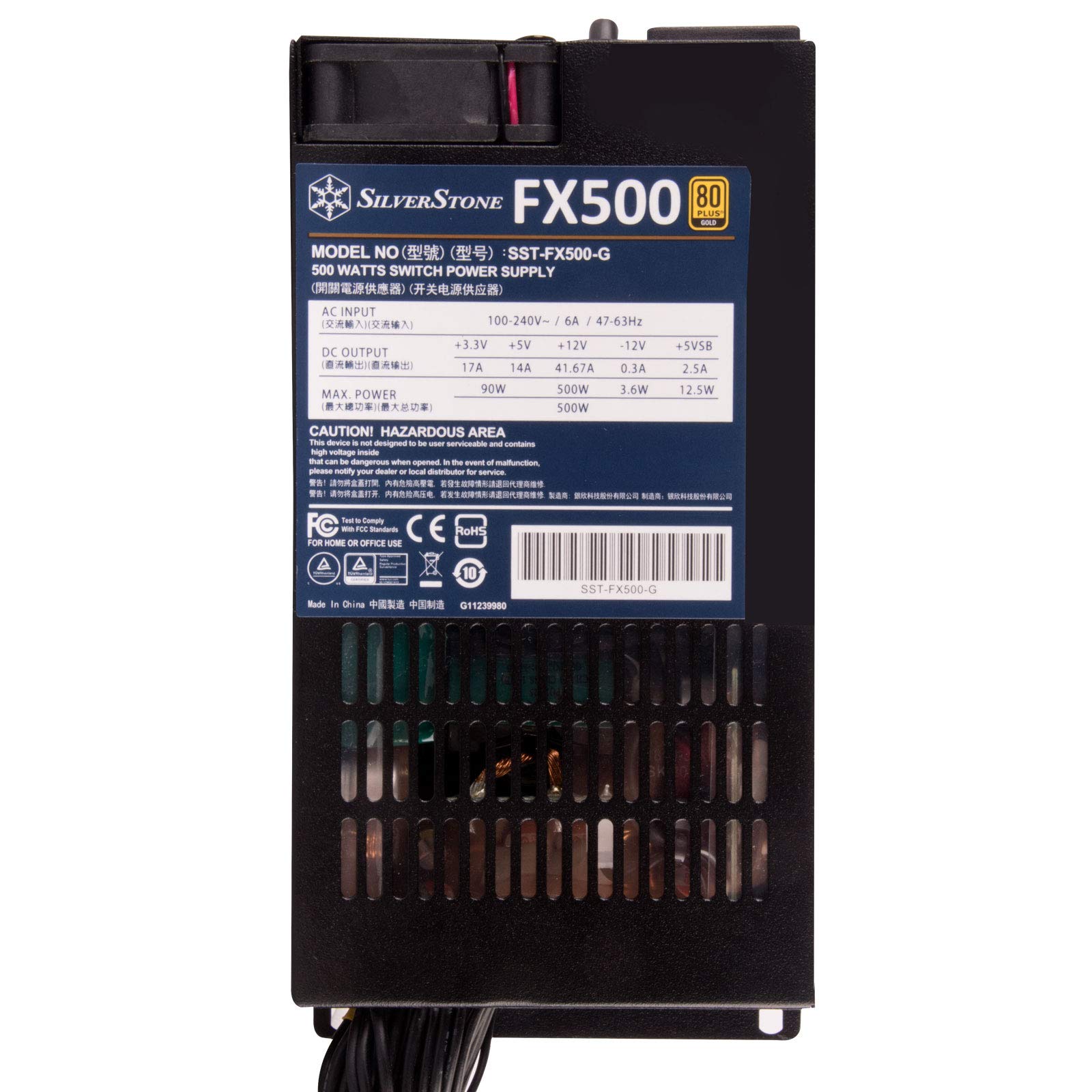 SilverStone SFX FX500 500W Flex-ATX Netzteil Gold