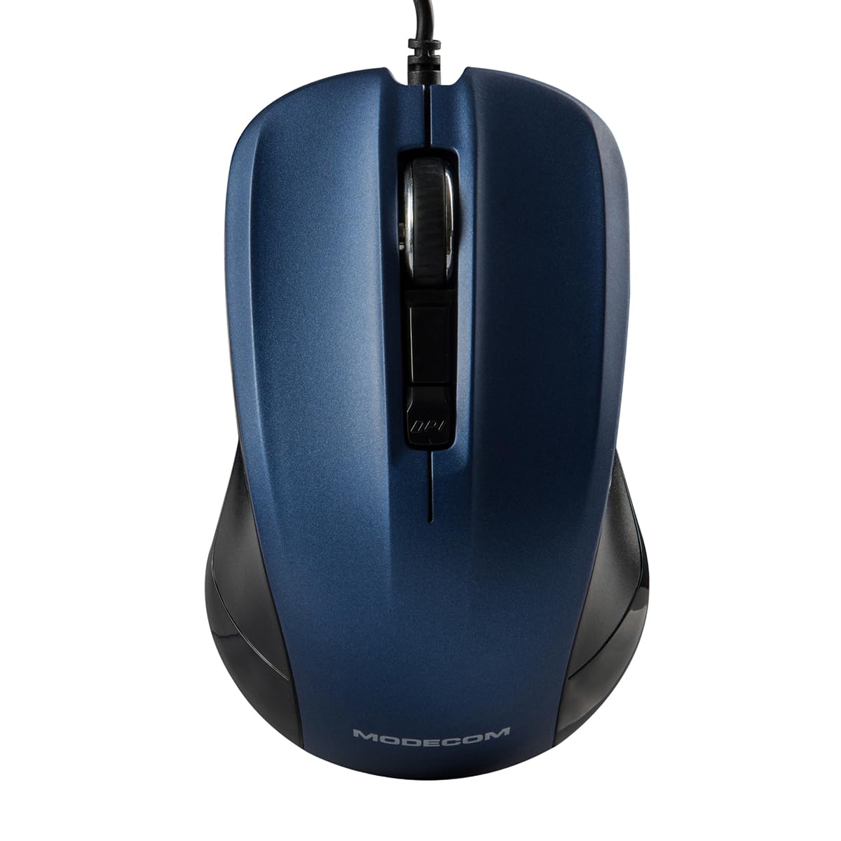 Modecom Mice MC-M9.1 USB Maus schwarz-blau 1,5 m Kabel
