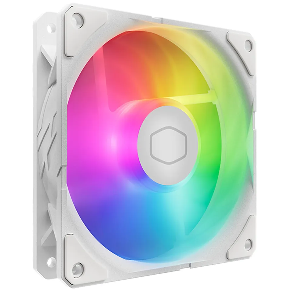 Cooler Master SickleFlow Edge 120 ARGB Gehu00e4uselu00fcfter weiu00df 120mm