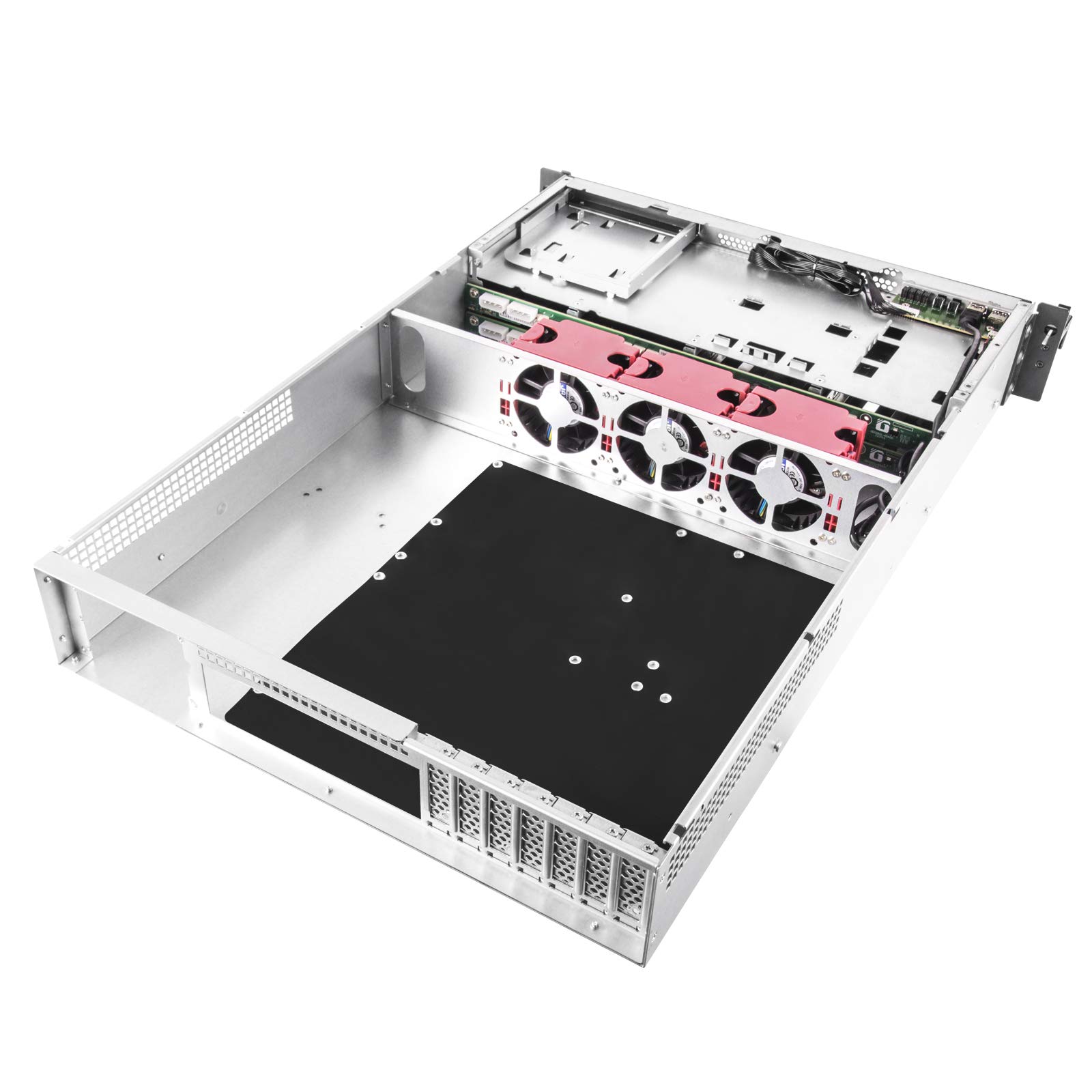 SilverStone RM22-308 2U Rackmount Server-Gehäuse 8-Bay silber