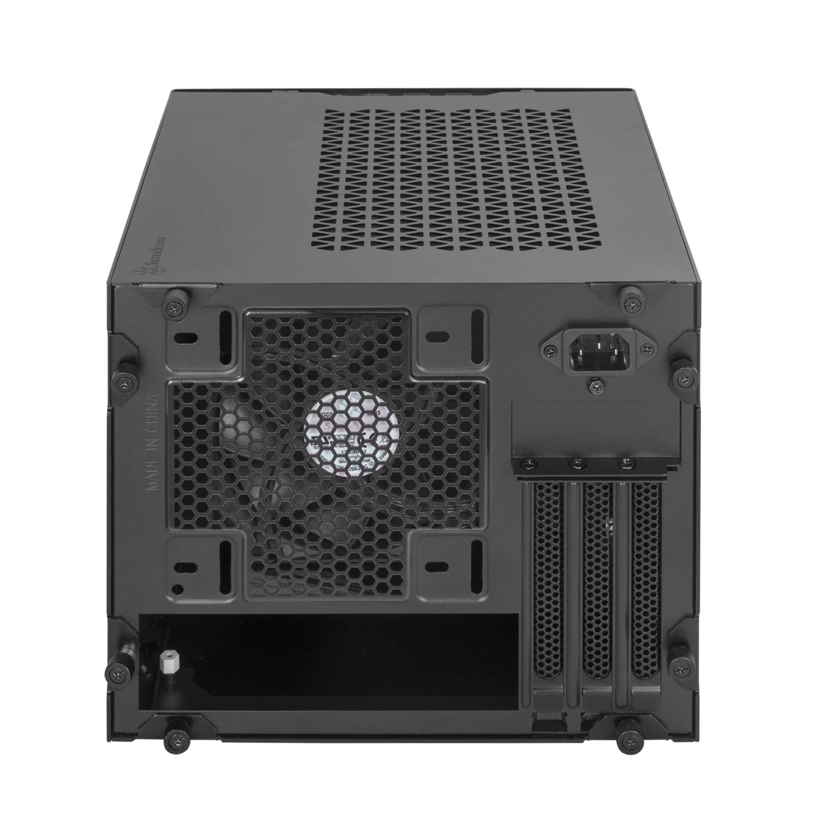 SilverStone SUGO SG15B Mini-ITX Gehäuse Cube schwarz