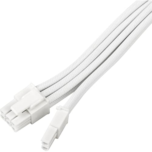 SilverStone Essential PP07E-PCI8W PCIe Verlängerungskabel Weiß