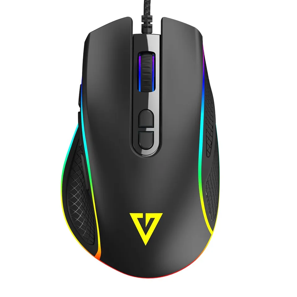 Modecom Volcano Veles Gaming Maus kabelgebunden RGB 7 Tasten
