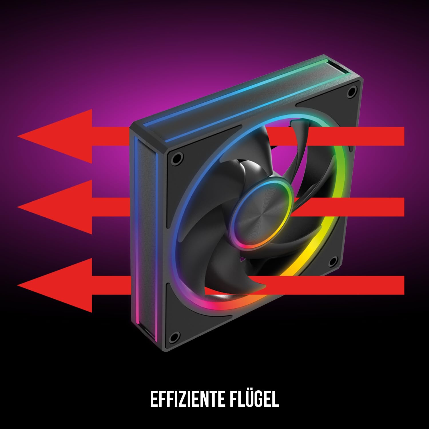 Modecom Volcano Loop ARGB Lüfter Schwarz 120 mm PWM