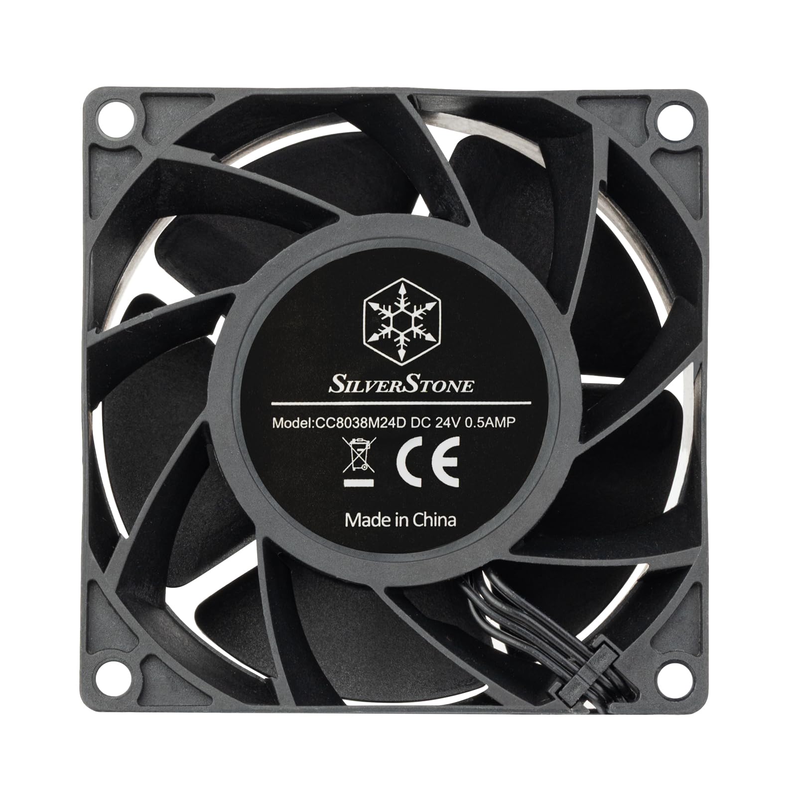 SilverStone FHS80X-24V Industrielüfter 80mm PWM 8700U/min