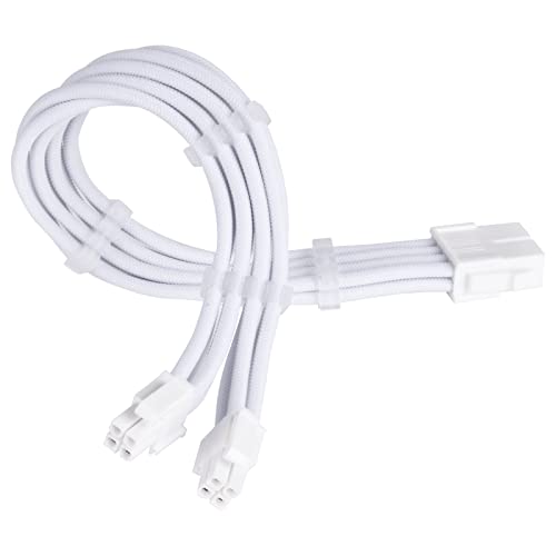 SilverStone Essential PP07E-EPS8W-V2 Verlängerungskabel Weiß 8-Pin
