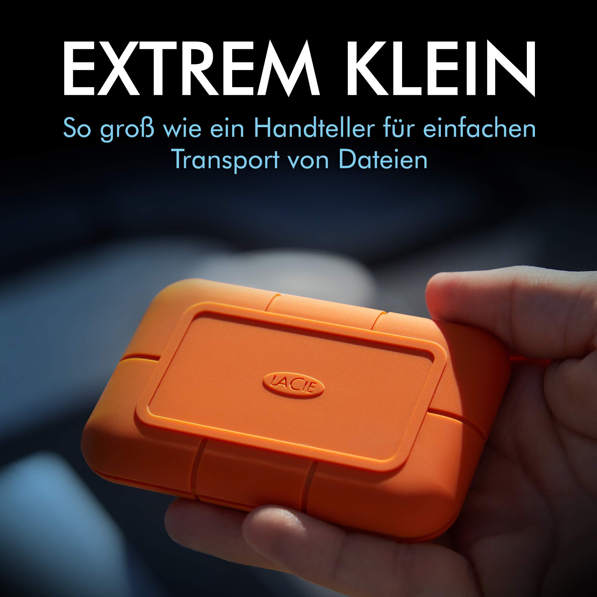 LaCie Rugged SSD externe SSD 1TB USB-C robust IP67