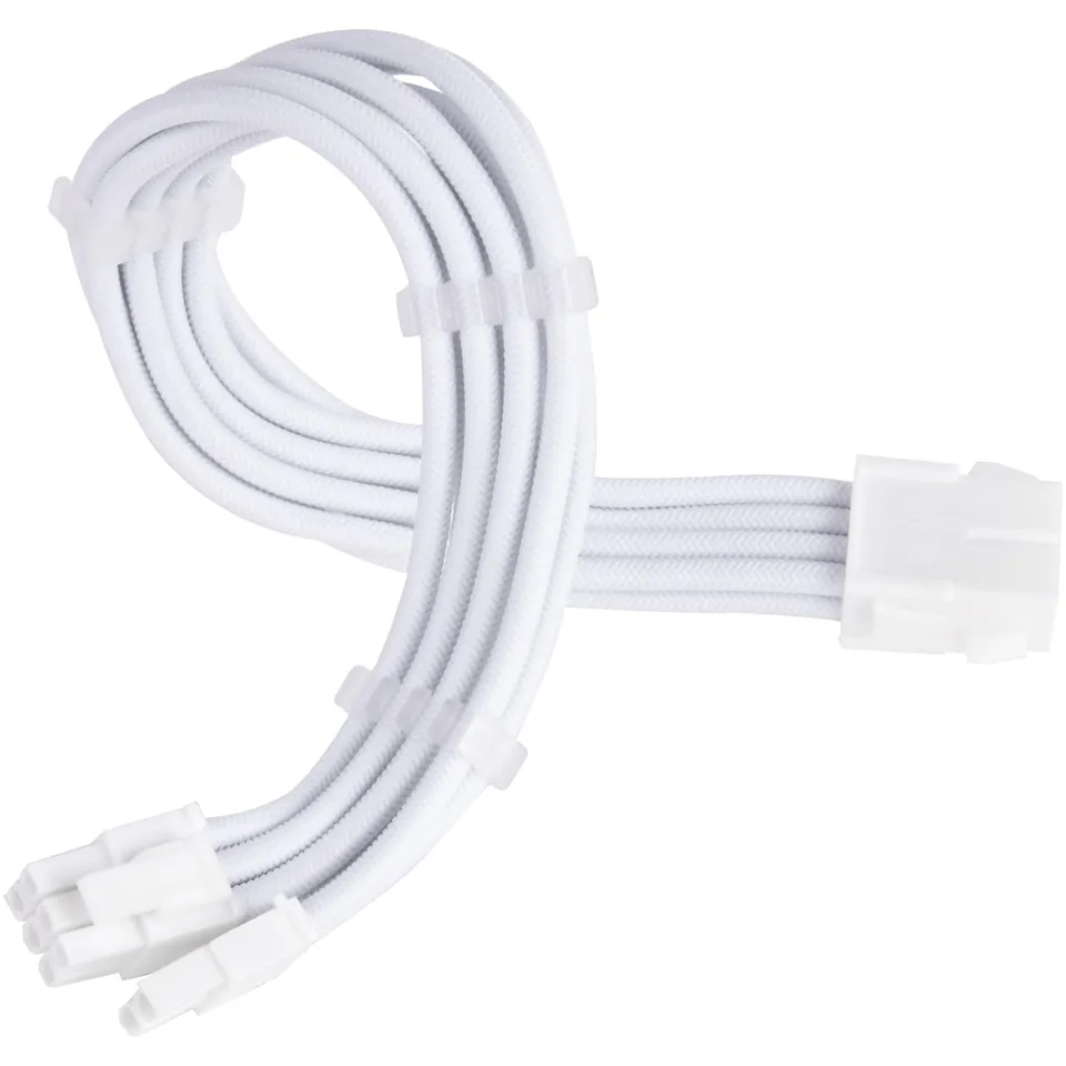 SilverStone Essential PP07E-PCI8W PCIe Verlängerungskabel Weiß