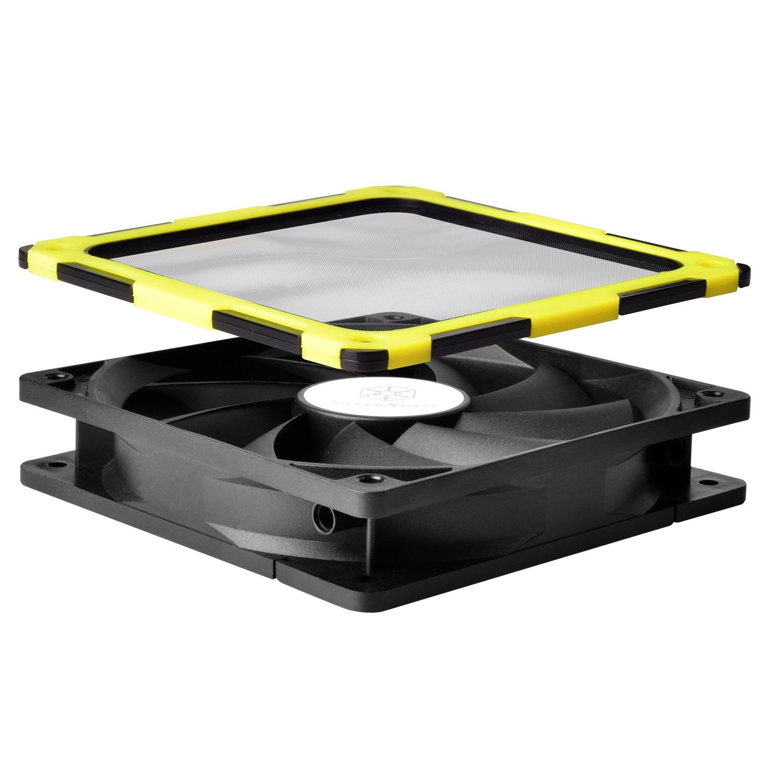 SilverStone Air Nexus SST-FF124BY 120-mm-Filter Schwarz/Gelb