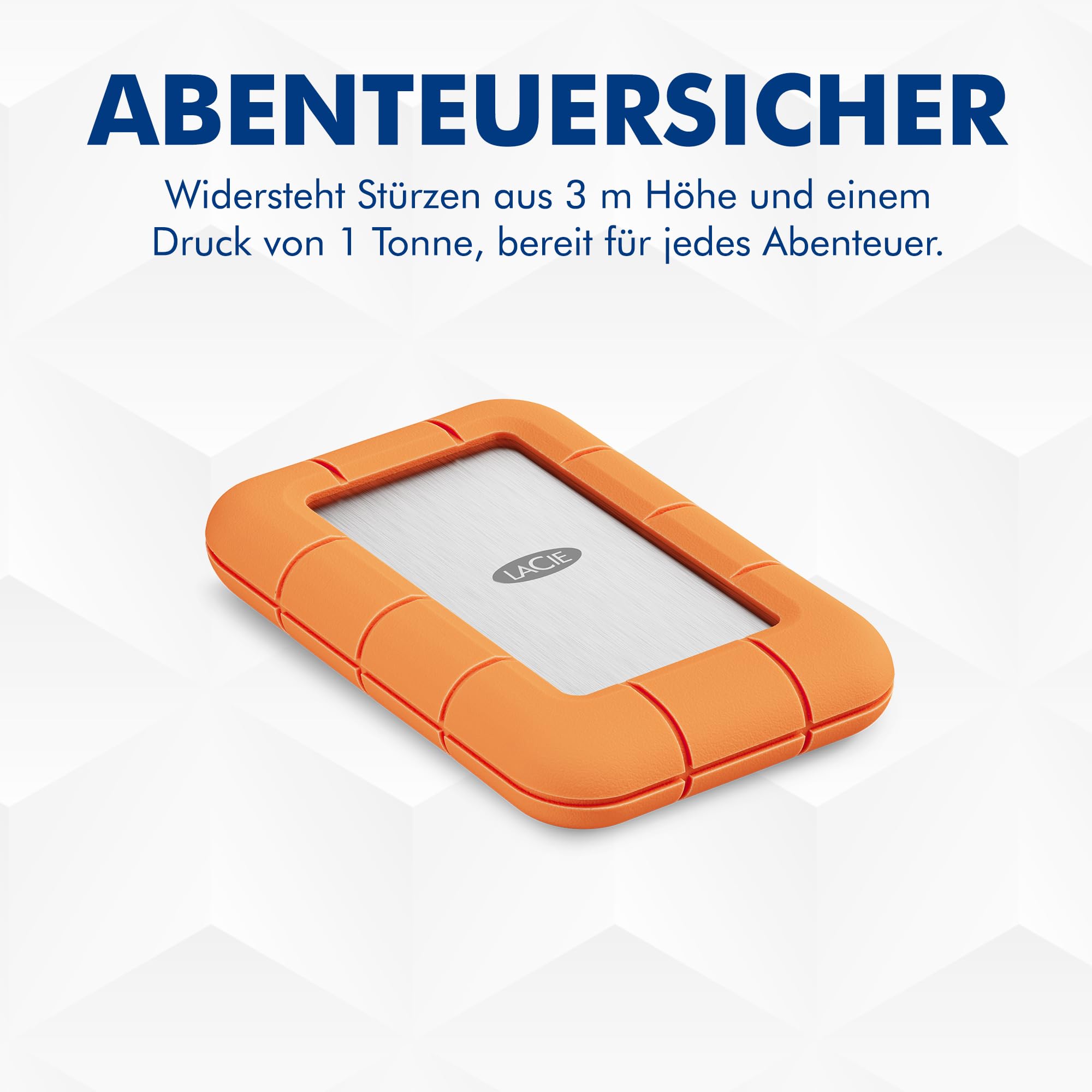 Seagate LaCie Rugged SSD4 externe SSD 2TB orange
