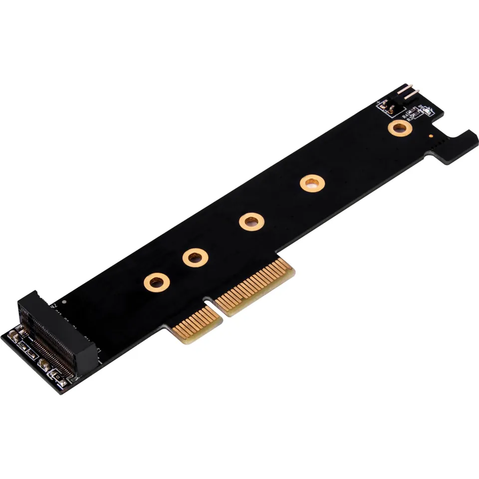 SilverStone ECM26 Case Storage M.2 NVMe auf PCIe x4 Adapter schwarz