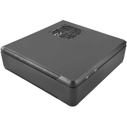SilverStone Fortress FTZ01B-E Mini-ITX Gehäuse schwarz Aluminium