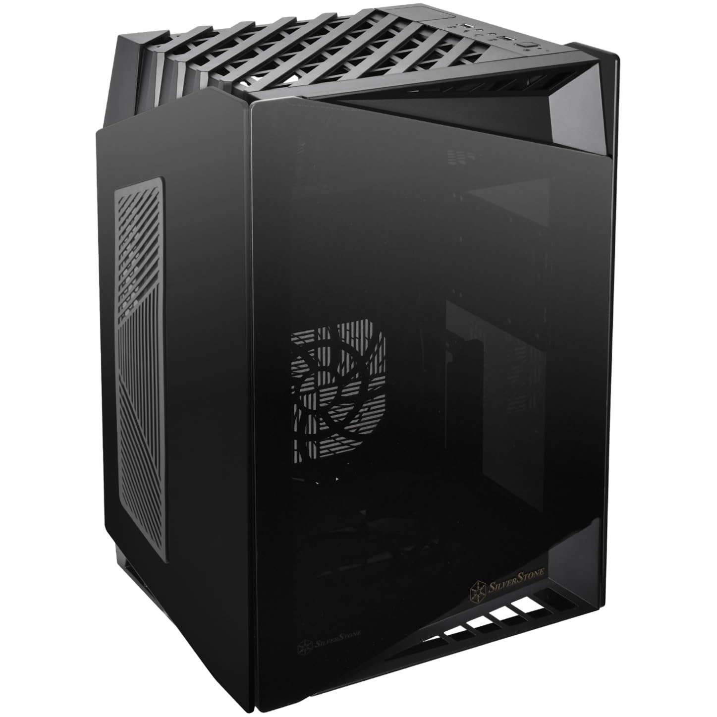 SilverStone LD03B-AF Lucid Mini-ITX Gehäuse Glas Schwarz