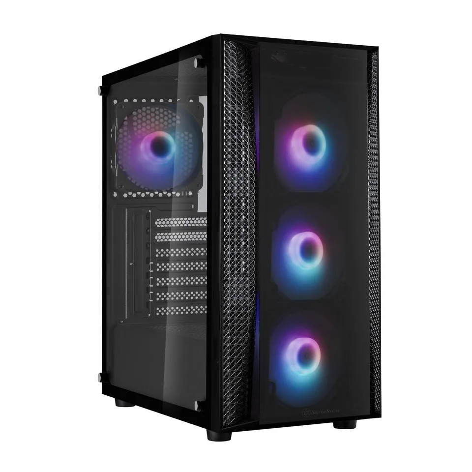 SilverStone FARA B1 PRO ATX Gehäuse schwarz 4x ARGB
