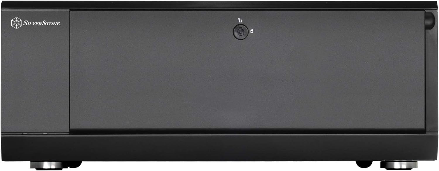 SilverStone Grandia GD10B HTPC Gehäuse schwarz ATX leise