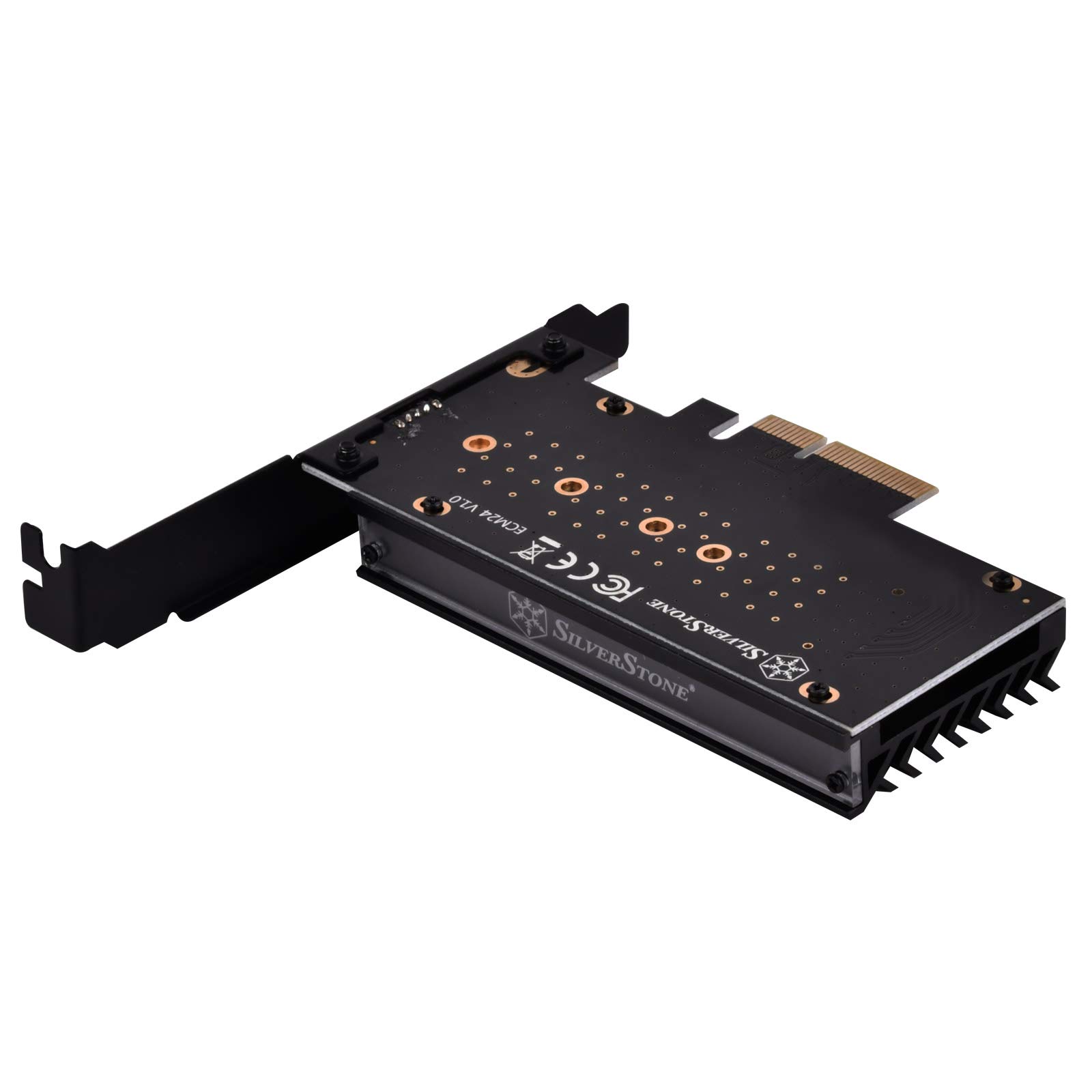 SilverStone Case Storage SST-ECM24 NVMe Adapter PCIe mit Kühler
