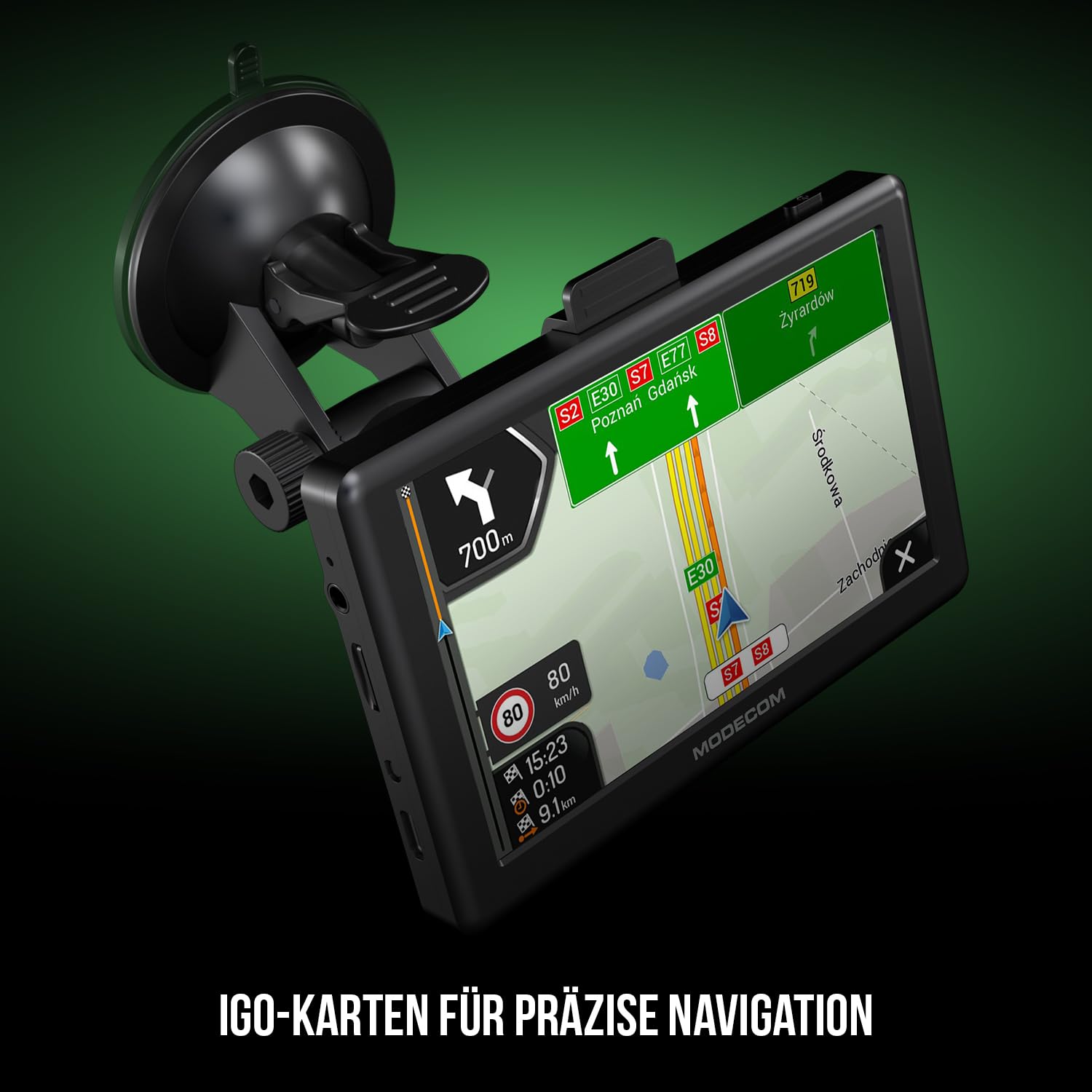 Modecom Freeway CX 5.0 Navigationsgerät 5 Zoll iGO Europa