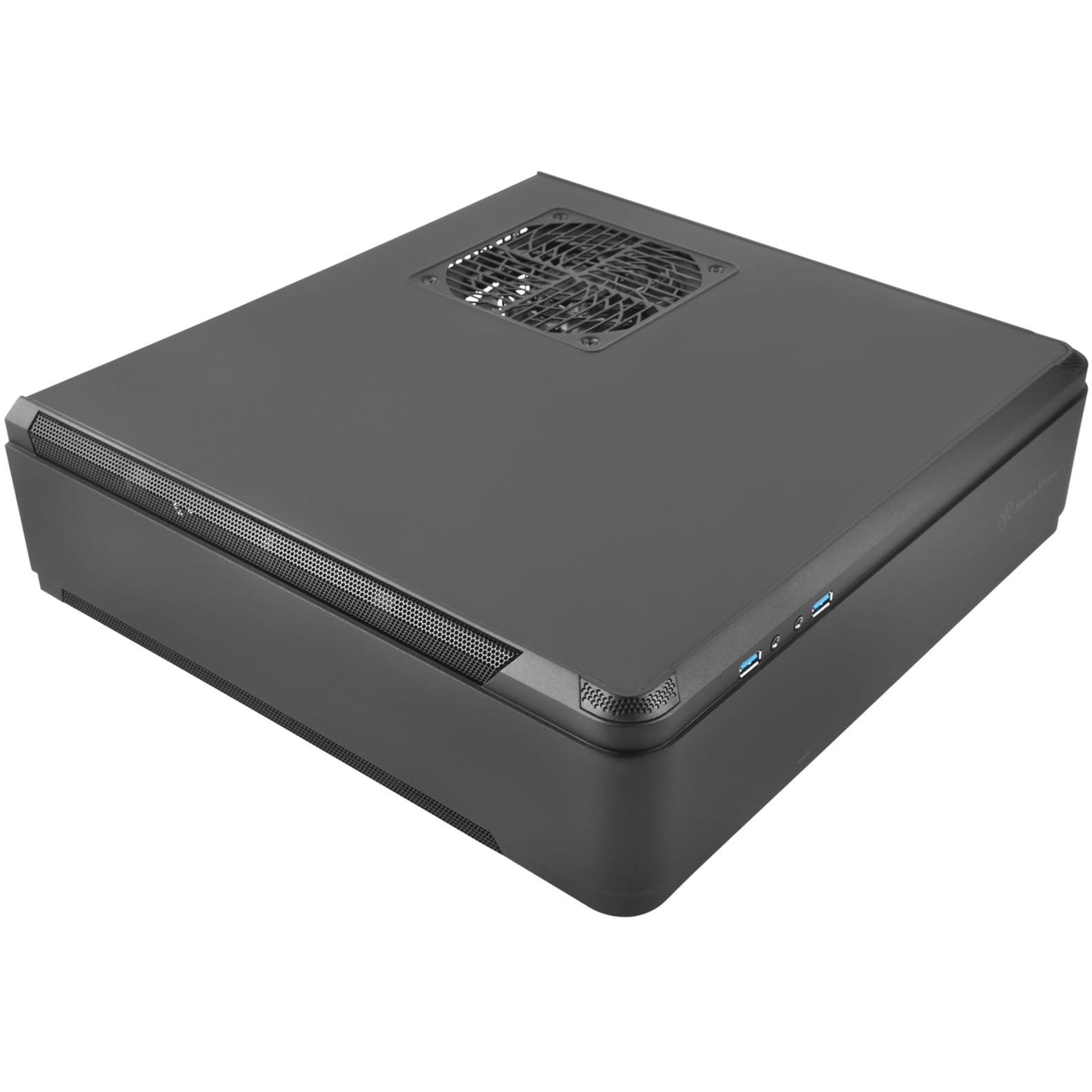 SilverStone Fortress FTZ01B-E Mini-ITX Gehäuse schwarz Aluminium