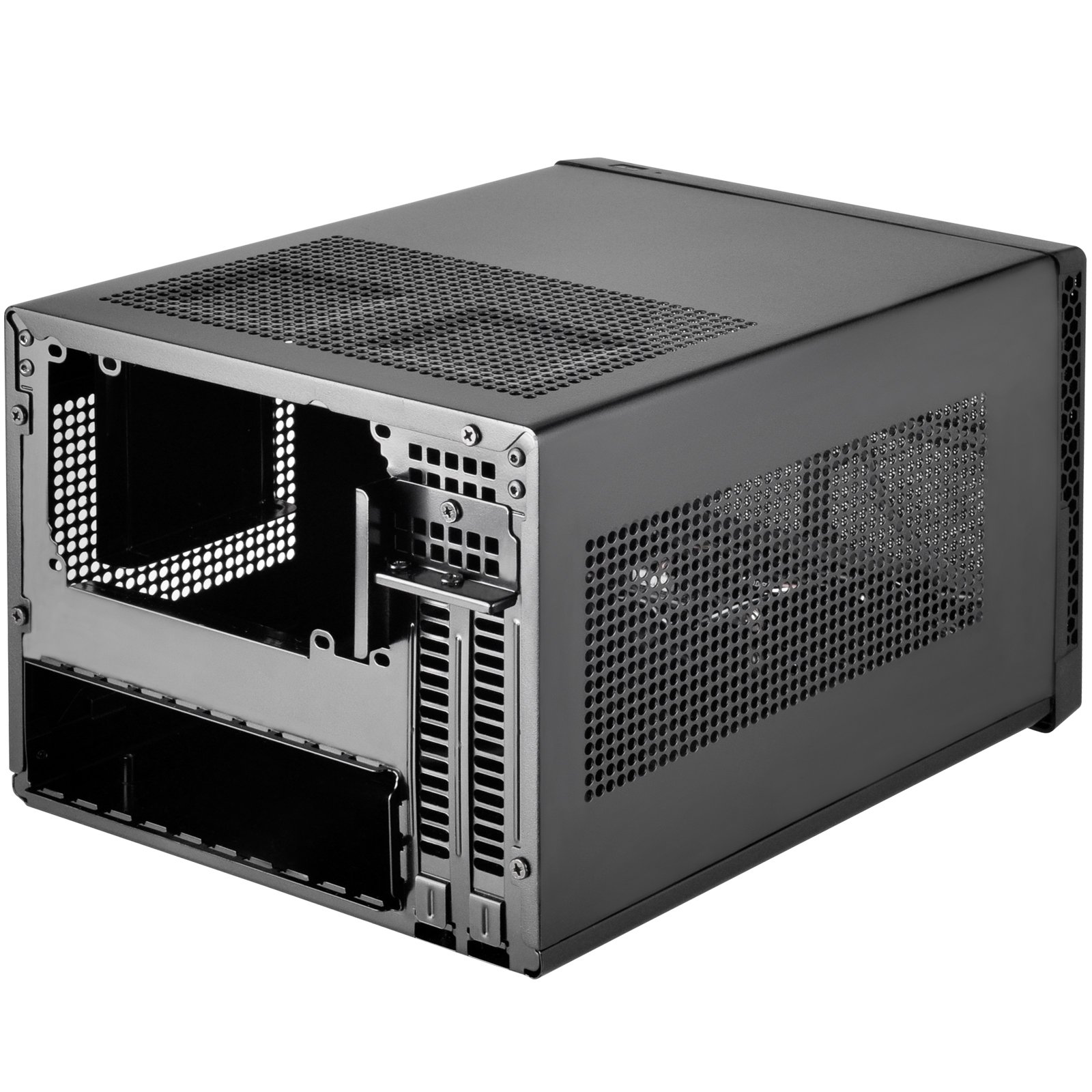 SilverStone Sugo SG13B-Q Mini-ITX Gehäuse schwarz Cube