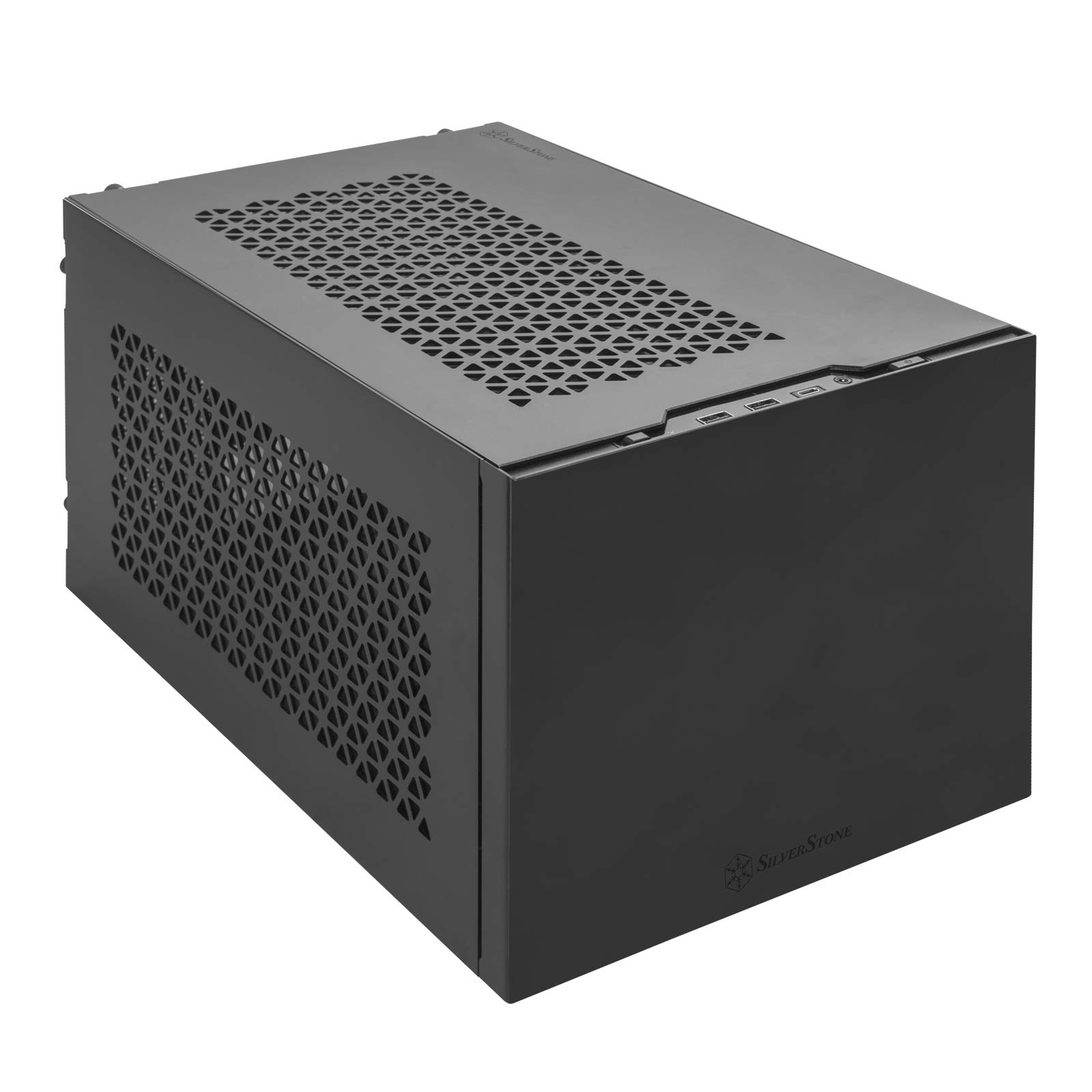 SilverStone SUGO SG15B Mini-ITX Gehäuse Cube schwarz