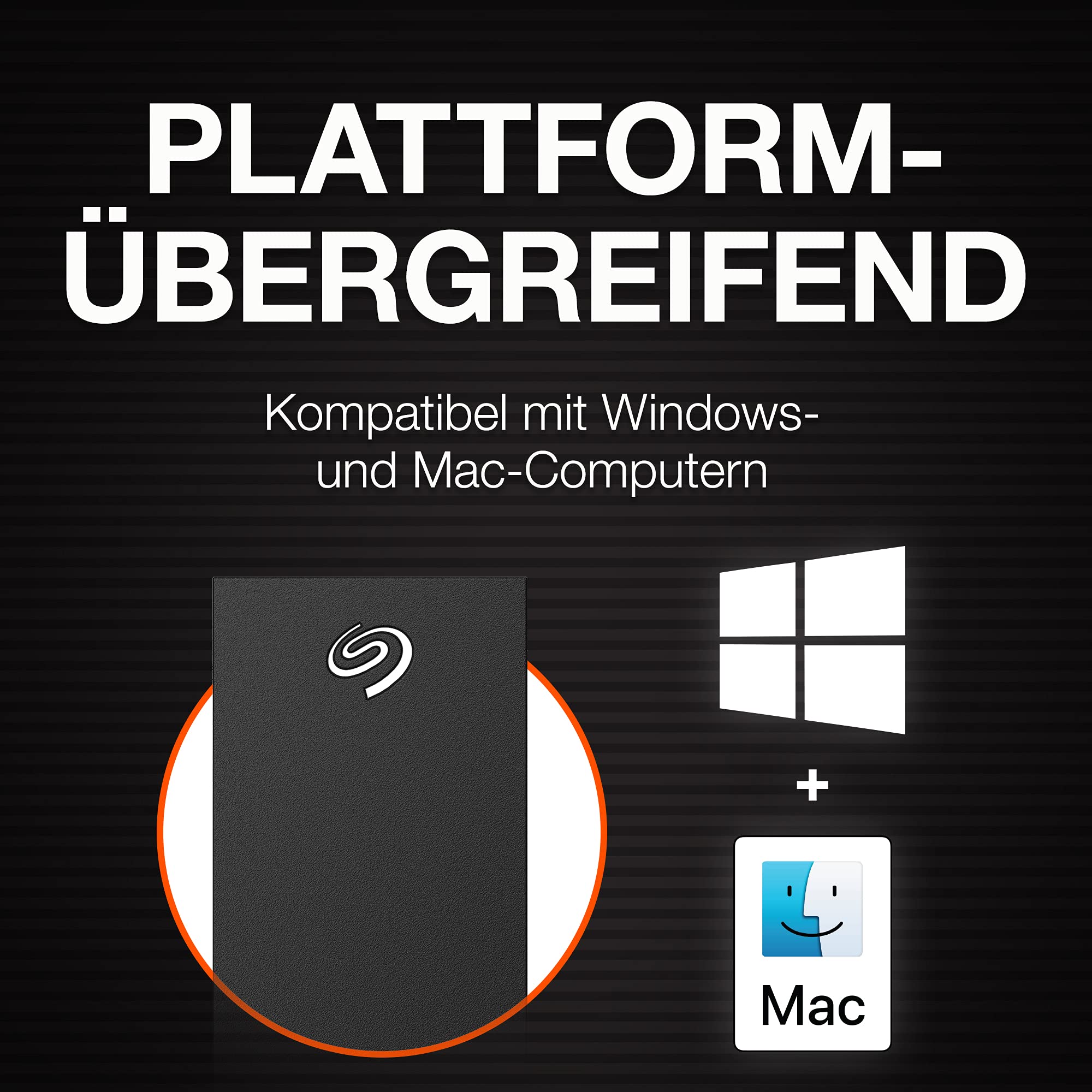 Seagate One Touch Hub 10TB externe Festplatte mit USB-Hub