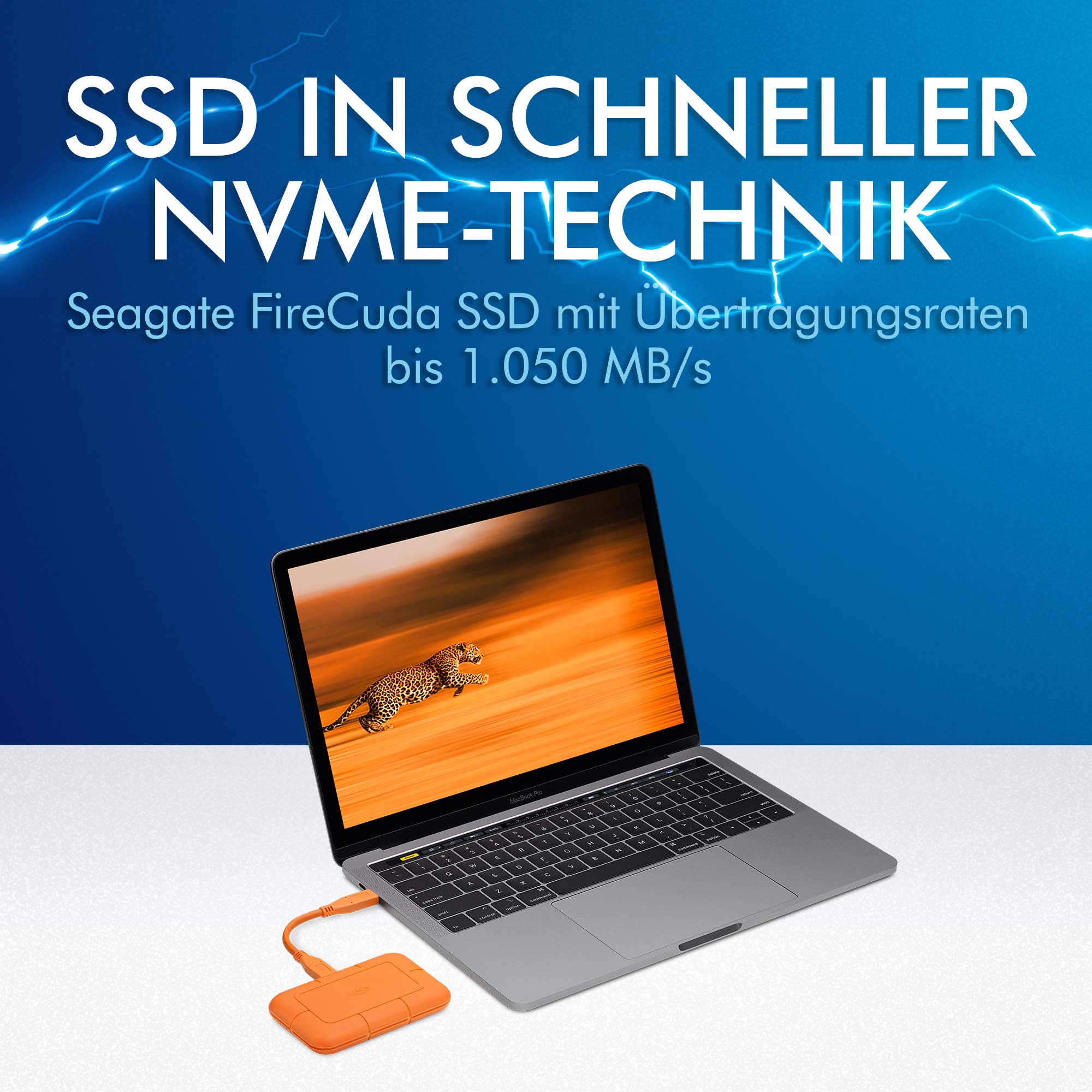 LaCie Rugged SSD externe SSD 1TB USB-C robust IP67