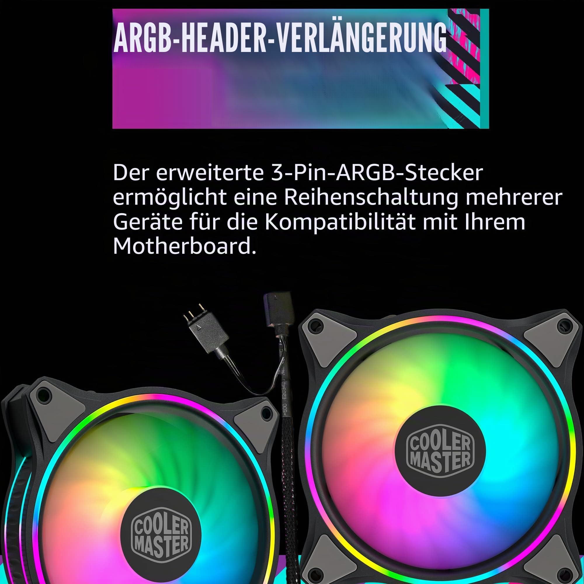 Cooler Master MasterFan MF120 Halo ARGB Gehäuselüfter 120mm