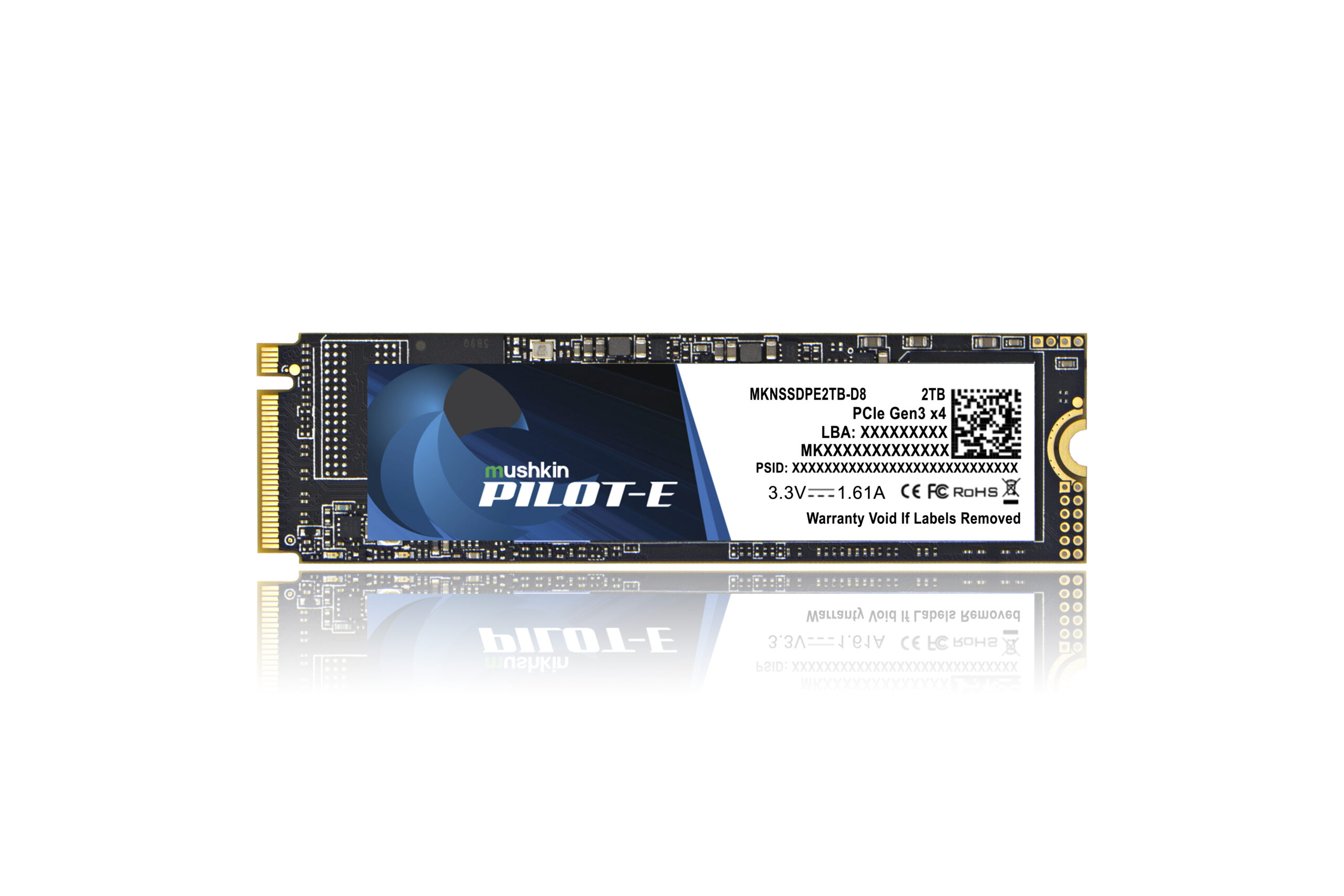 Mushkin Pilot-E MKNSSDPE2TB-D8 2TB SSD Interner Speicher