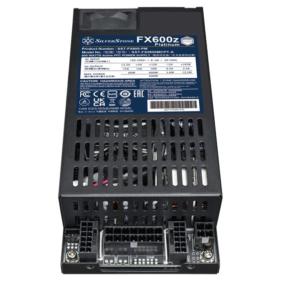 SilverStone SFX FX600z 600W Flex ATX Netzteil Platinum