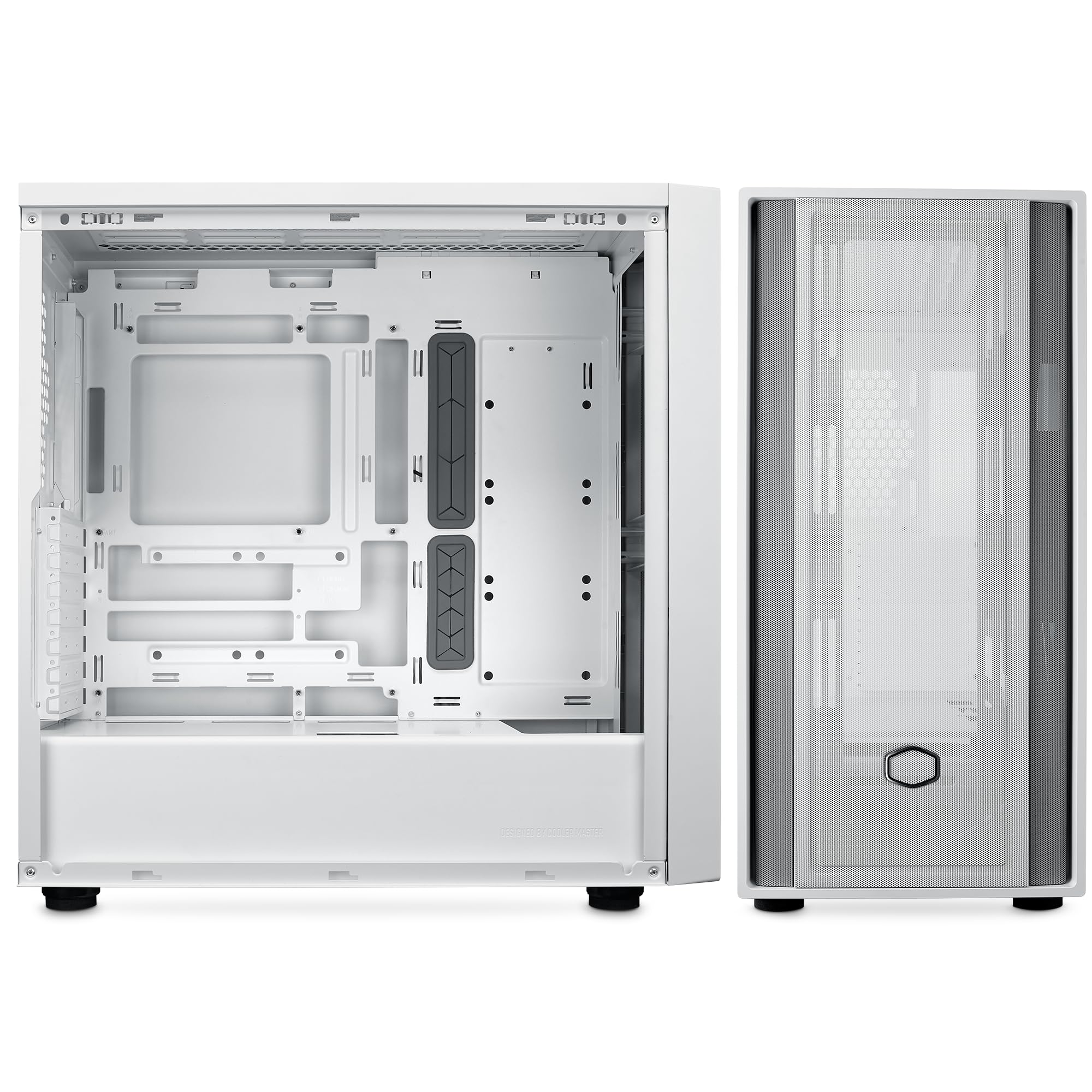 Cooler Master MasterBox 600 White Lite Mid-Tower E-ATX Glas