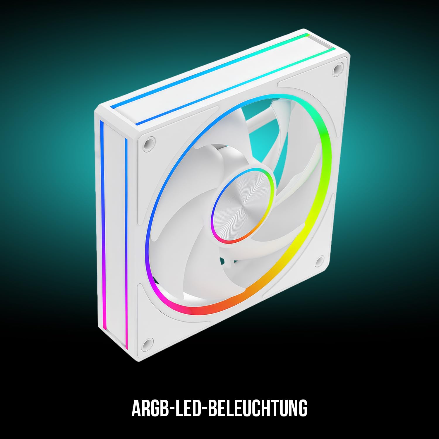 Modecom Volcano Loop ARGB Lüfter Weiß 120 mm PWM