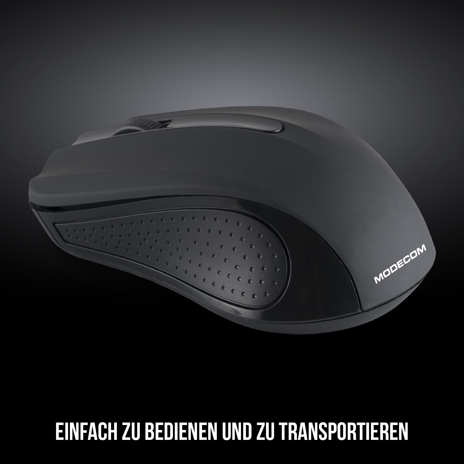Modecom MC-WM9 Funkmaus kabellos schwarz 1200 DPI