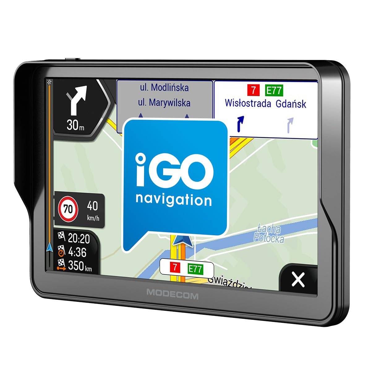 Modecom Freeway CX 7.3 7 Zoll Navigation LKW PKW iGO