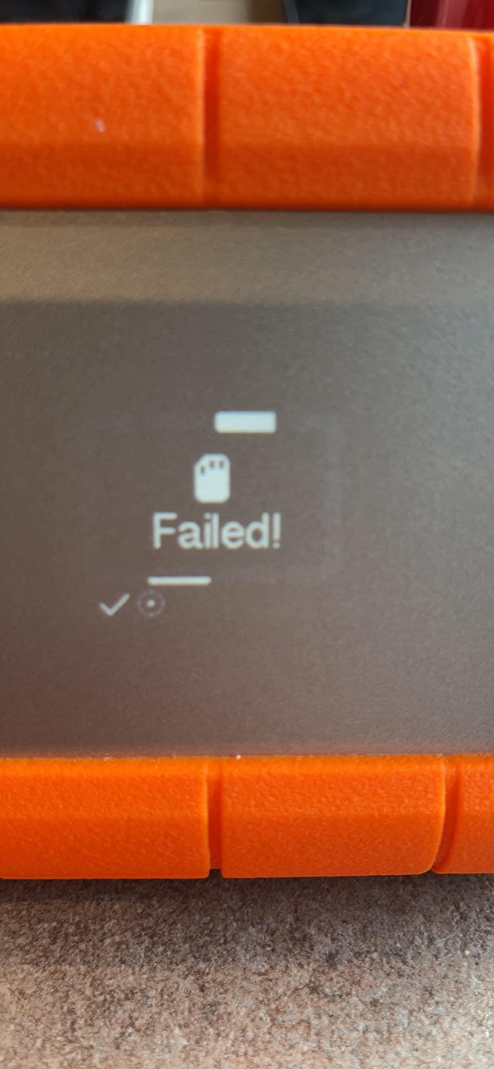 LaCie Rugged Thunderbolt USB-C SSD 500GB extern